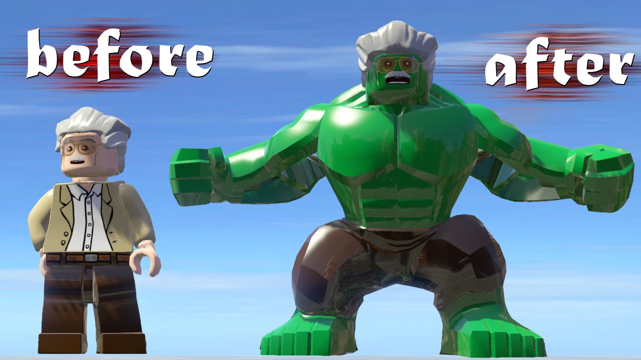 Stan Lee Transformation LEGO Marvel Super Heroes YouTube Stan Lee Transformat