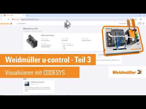 Automatisierung mit der Weidmüller u-control - Visualisieren mit der CODESYS WebVisu