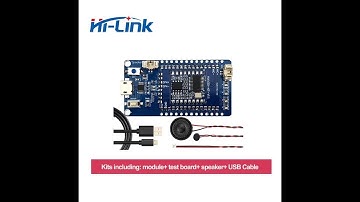 AI intelligent offline voice recognition module audio internet of things IOT voice control HLK-V20