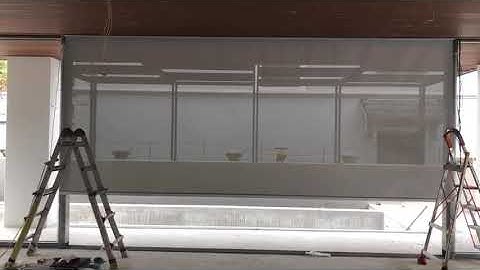 Chenang.vn 0988 246 546 Rèm cuốn tự động rộng kích thước lớn Rộng 6m x Cao 2.8m