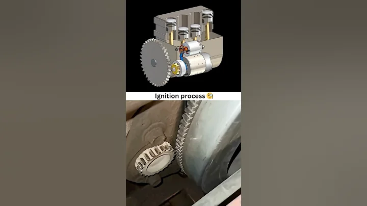 Ignition process - Engine Starter Motor Working ✅ #automotive #engineering #3ddesign #solidworks thumbnail