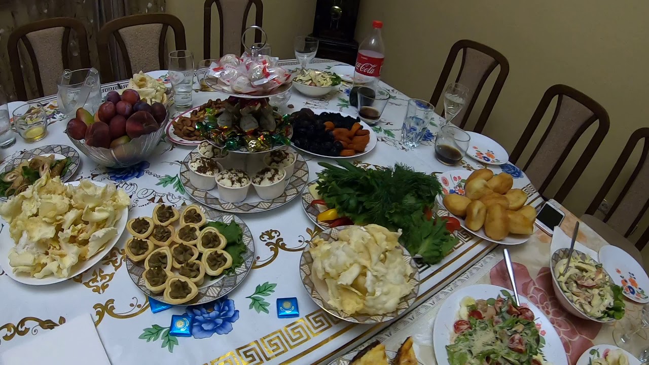 Kazakhstan Dinner table YouTube
