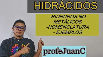 ¿Cómo se nombran los acidos hidrácidos en el sistema tradicional?