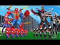 Family boss iron spiderman vs family iron venom  live action story