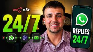 I Built WhatsAPP AI Agent On N8N That Replies 24/7