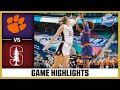 Stanford vs. Clemson Game Highlights | 2025 Ally ACC Women's Basketball Tournament