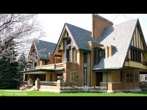 Video: 7 Frank Lloyd Wright Designede Boliger Som Nå Er Ferieutleie