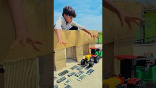 Rc tractor and Jcb #tractor #minitractor #rctruck #rccar #jcb3dx #jcbvideo #johndeere #ytshorts