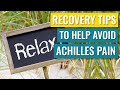 How to optimise Rest & Recovery as prevention for Achilles tendinopathy