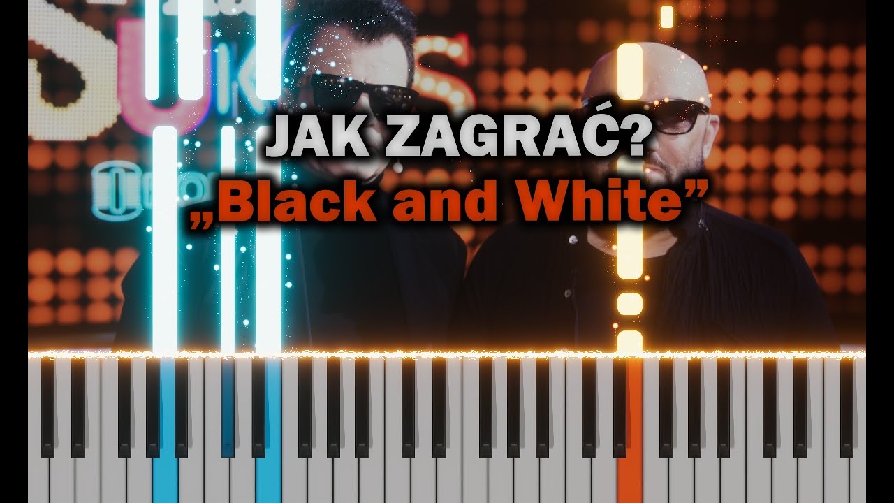 Kombii - Black and White 🎹 Piano Tutorial | Nuty | 🔥 ŁATWE 🔥