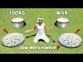 100 Liter Milk = How Much Paneer ?...कितना पनीर निकलेगा ? | 100% Pure & Organic image