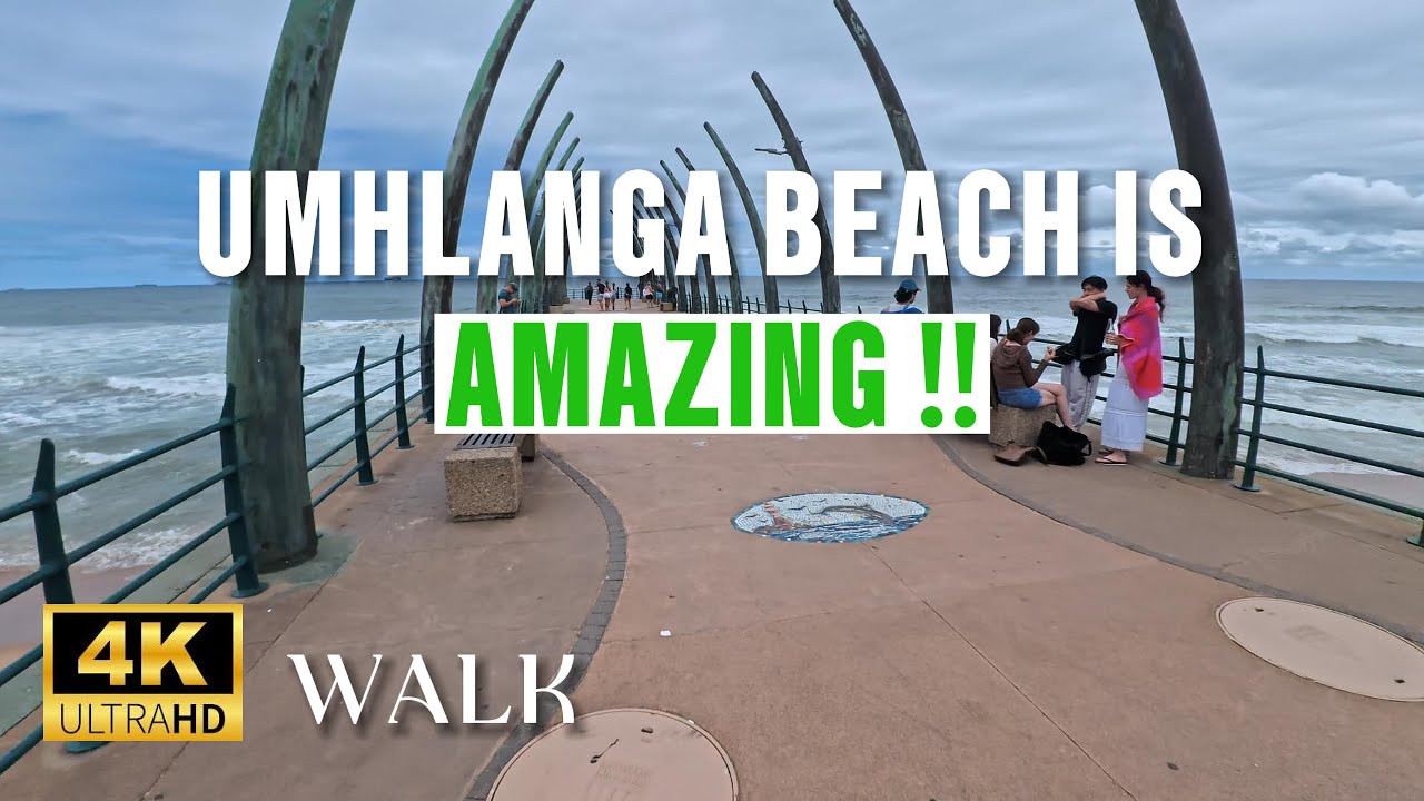 UMHLANGA Beach is Too Perfect to Be Real - 4K Walking Tour