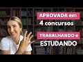 Como passei em 4 concursos públicos trabalhando e estudando