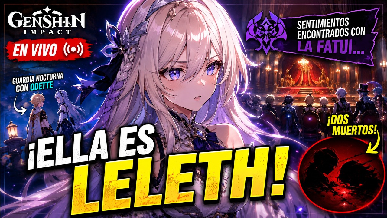 ¡ODETTE REVELA SU VERDADERA IDENTIDAD! 😱 | Genshin Impact en Vivo 20260901