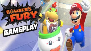 7 Minutes of Bowser's Fury Gameplay - Super Mario 3D World