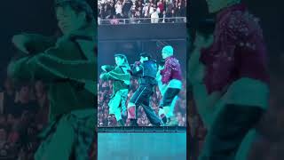 BTS performs 2.0 under a 360-degree stage in Stanford. #bts #arirang #btsconcert #stanford