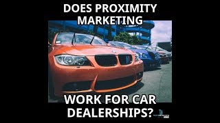 Can Proximity Marketing Beacons work for car dealerships?