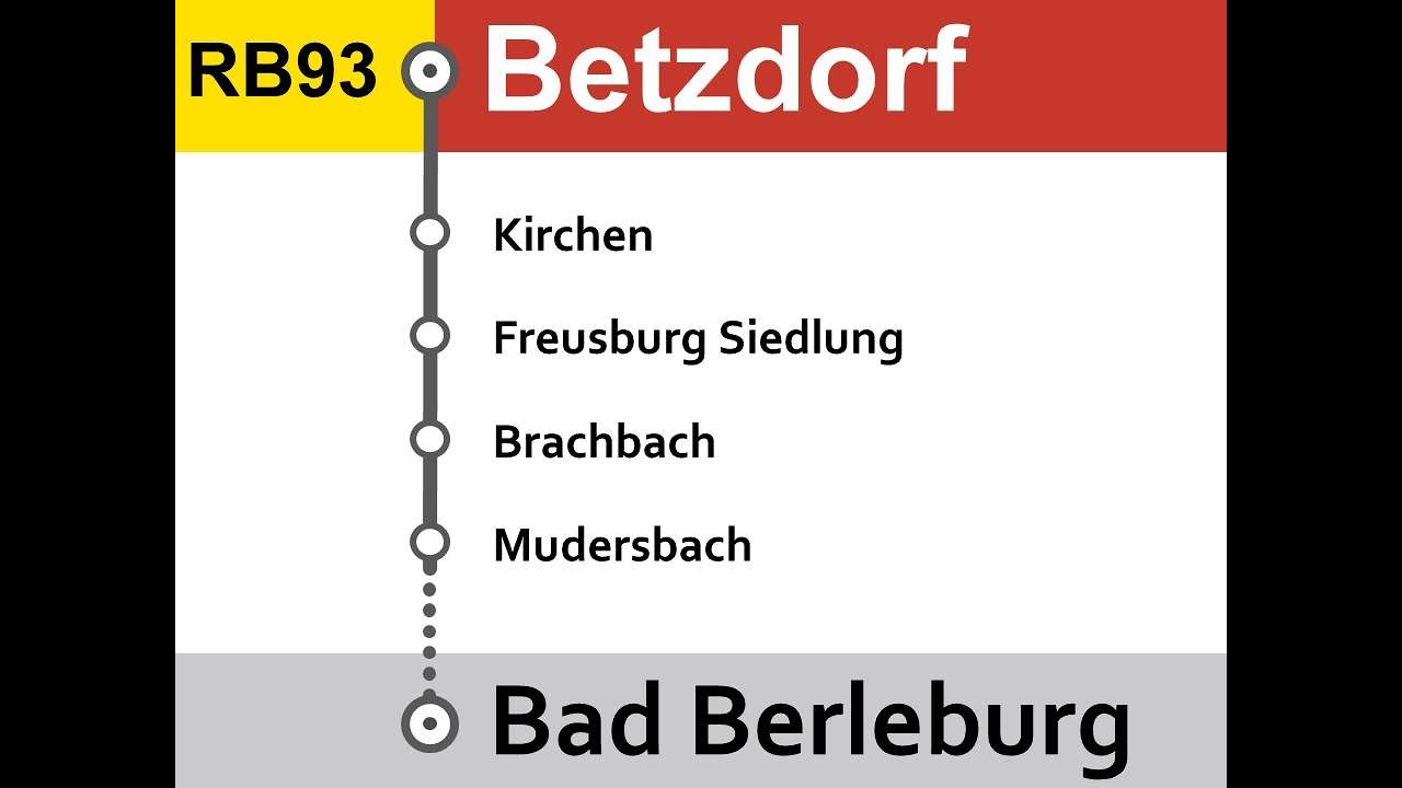 [HLB] Ansagen RB93 Betzdorf - Bad Berleburg
