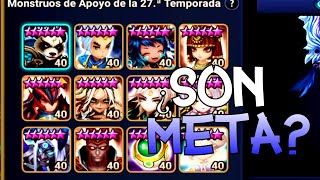 ANÁLISIS DE LOS MONSTRUOS DE APOYO DE RTA OCTUBRE 2023 summonerswar