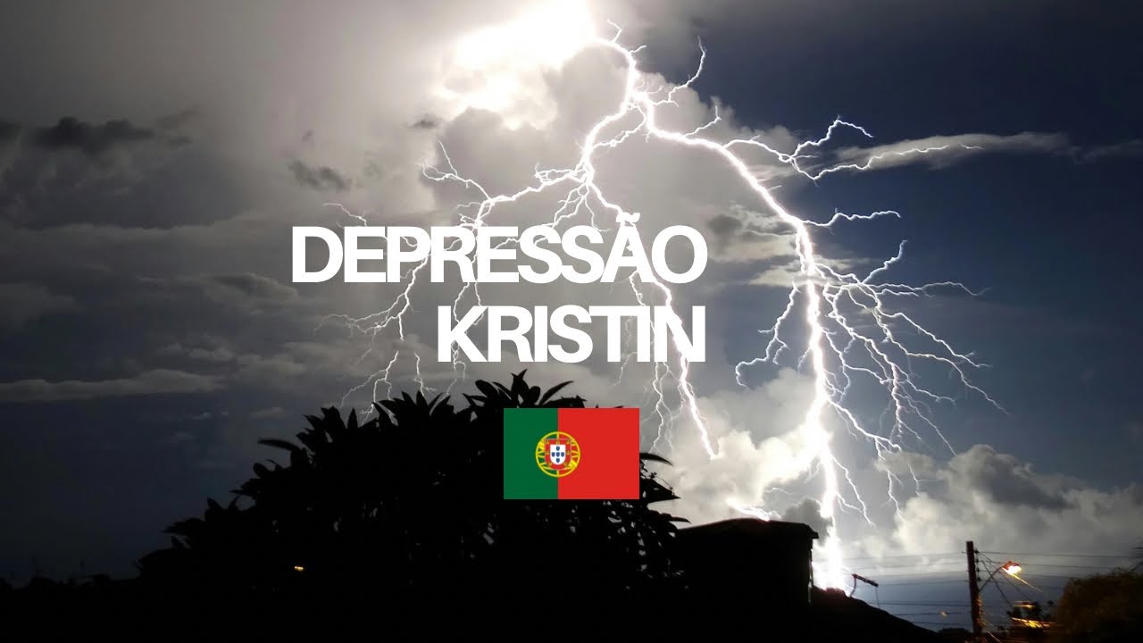 MUITA DESTRUIÇÃO EM PORTUGAL com a passagem da DEPRESSÃO KRISTIN 