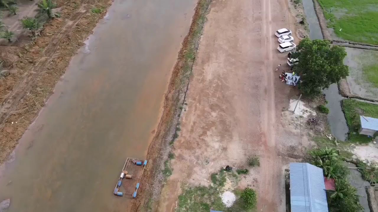 Aerial View Sawah Sagil Johor 