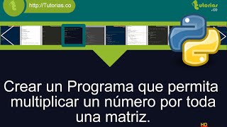 arrays – python (matriz por numero)