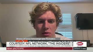 Carson Schwesinger on What He's Seen From Shedeur Sanders With the Browns - Sports4CLE, 2/23/26