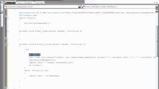 SQL CONNECT TO C# 2008