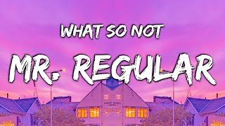 What So Not - Mr. Regular (ft. Oliver Tree & Killer Mike) [Lyrics]