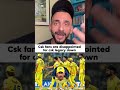 Csk fans getting disappointed listening this #ipl2026 #csk