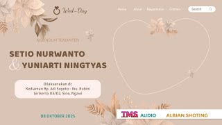 Download Lagu LIPUTAN PERNIKAHAN SETIO 💞 YUNI  | BHARATA ELECTONE | TMS AUDIO | ALBIAN SHOTING MP3