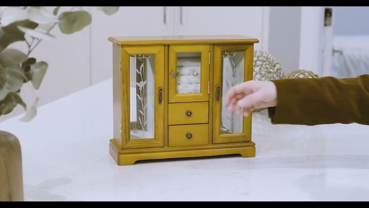 Trina Wooden Jewelry Box | Mele - Canada