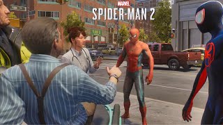 The Spider-Men Helps New York With The NWH Final Swing And ATSV Suits Marvel's Spider-Man 2 (4K)