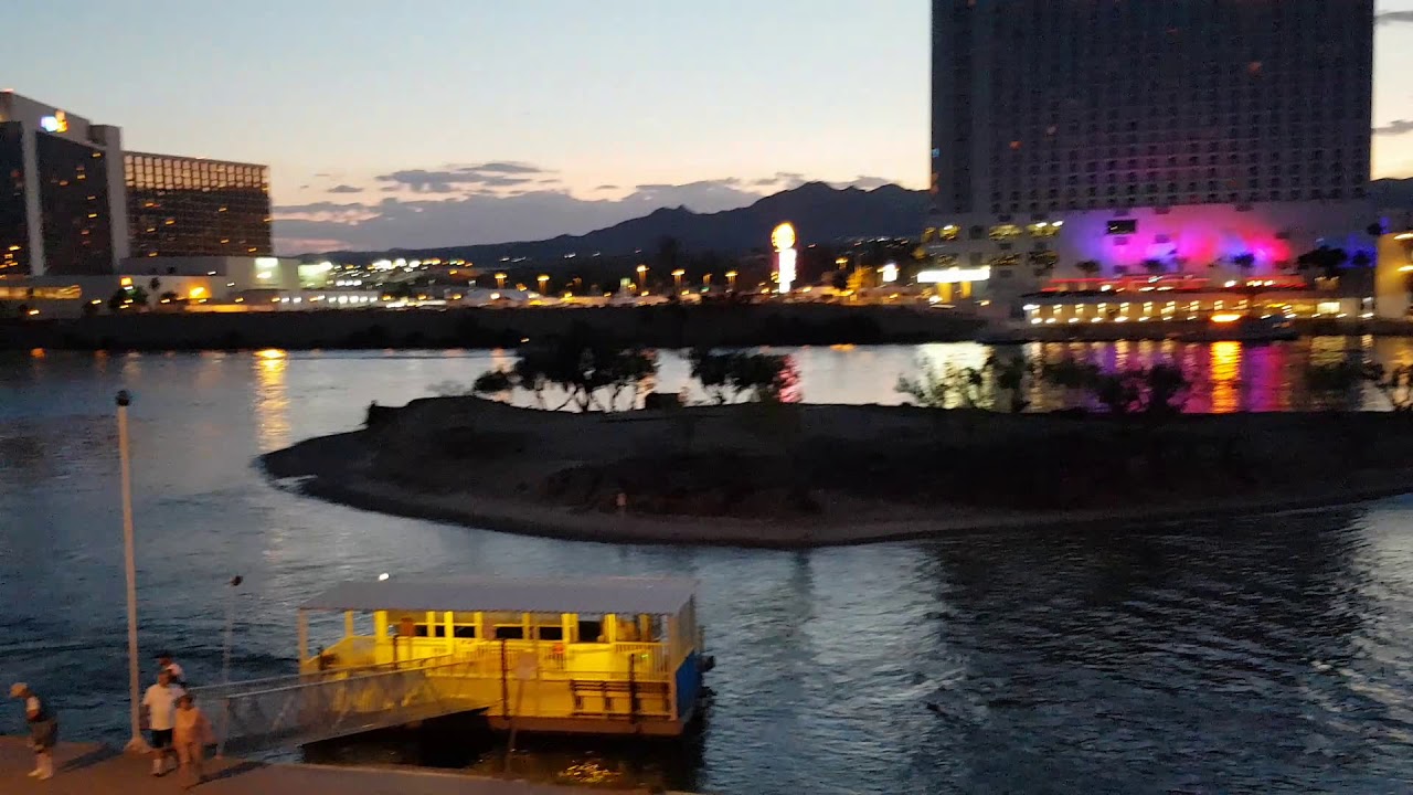 Casinos Colorado River Laughlin Nevada from Bullhead City Arizona YouTube