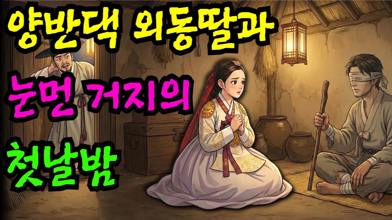 눈 먼 거지에게 시집간 대감댁 금지옥엽 외동딸, 장인어른 뒷목잡고 쓰러진 이야기 | 야담·민담·전설·설화·옛날이야기