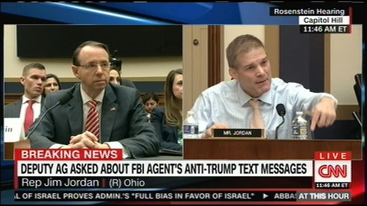 Fiery Jim Jordan OHIO (R) YELLS at Deputy AG Rosen...