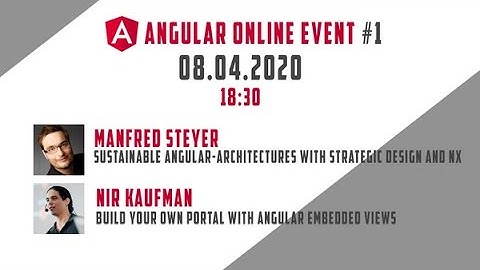 Angular Online Event #1
