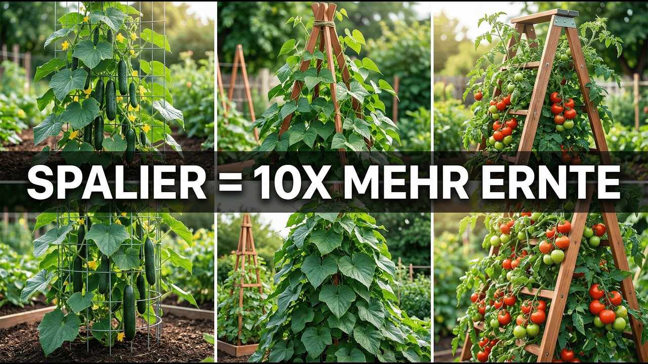 Top 15 Pflanzen, die am Spalier RICHTIG gedeihen