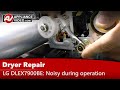 LG Dryer Repair - Noisy During Operation - Motor Pulley Assembly