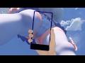 [MMD Giantess] Spring Uniform Sora Street Walk