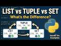 Python Lists vs Tuples vs Sets | Differences Explained with Examples | Masterclass #04