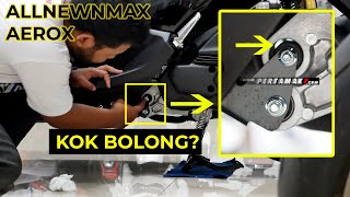 WHY IS THE YAMAHA NMAX AEROX LEXI ENGINE MOUNTING NOT FULL OR HAS A HOLE? #yamaha #nmax #aerox