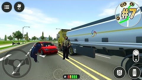 Drive Simulator 2020 gameplay - Fuel Delivery - Short Distance ! | truck game | Android Gameplay #7