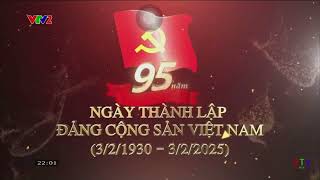 Vtv - Hình Hiệu Chào Mừng 95 Năm Ngày Thành Lập Đcsvn 1930 - 2025 Phát Trên Vtv2