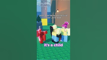 John Doe possessive over Jane Doe Forsaken Roblox animation #forsaken #roblox #robloxshorts