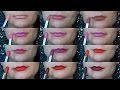 Avon True Color Perfectly Matte Lipstick Swatches | ALL 12 Shades 2016