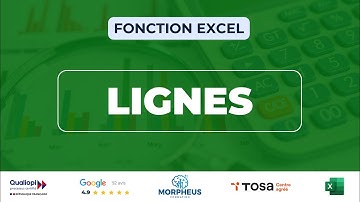 Comment utiliser la fonction LIGNES sur Excel ?