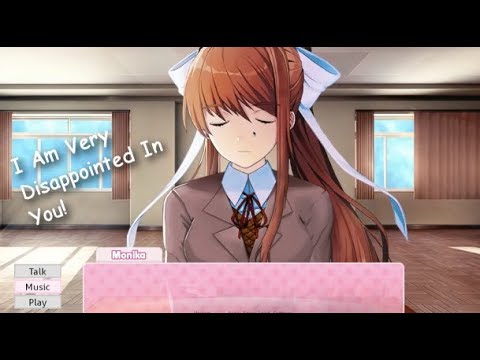 Monika After Story on X: BOO! 👻 Did I scare you? Ehehe~ Big, big