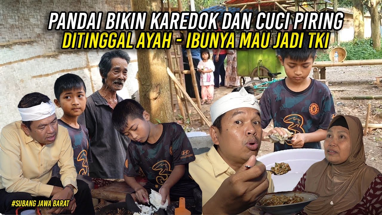 PANDAI BIKIN KAREDOK & RAJIN CUCI PIRING UNTUK BIAYA SEKOLAH-MARIO DITINGGAL AYAH & IBU MAU JADI TKI