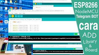 How to install the CTBOT library & its supporters for IOT Telegram BOT ESP8266 Arduino IDE Work 100%